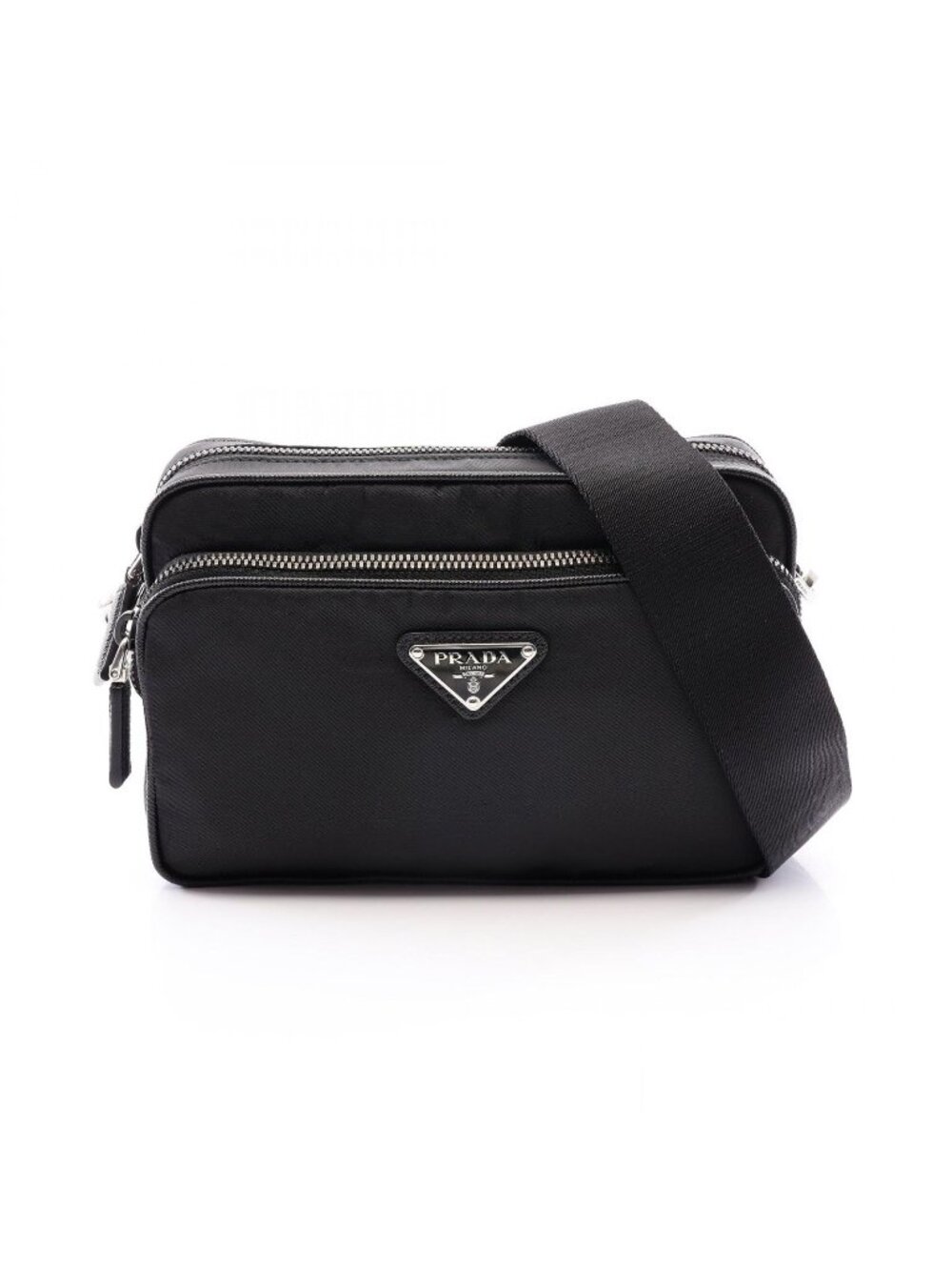 Prada Shoulder Bag Tessuto Saffiano Re-Nylon Leather